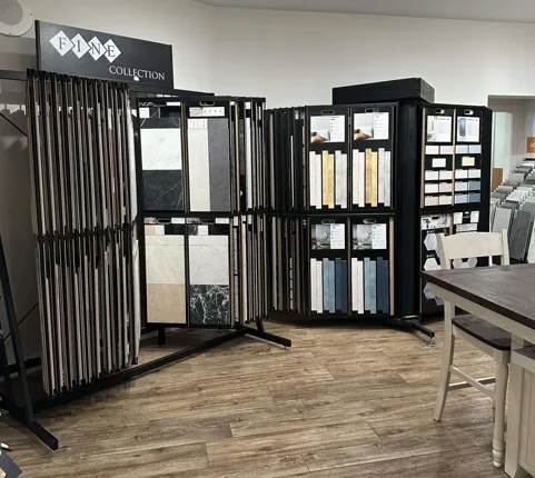 Fine Collection tile display towers