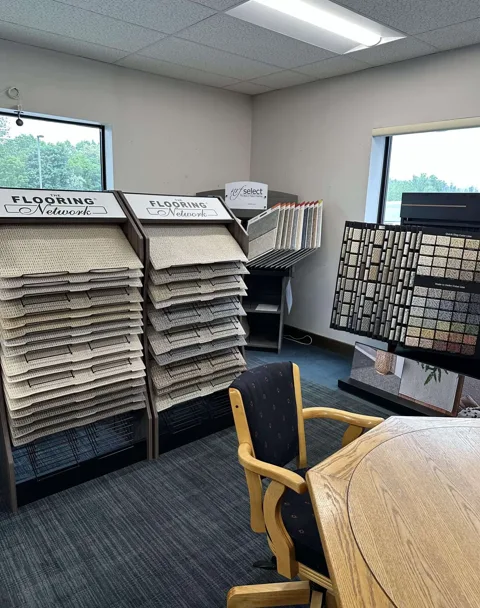 Flooring Network carpet sample displays
